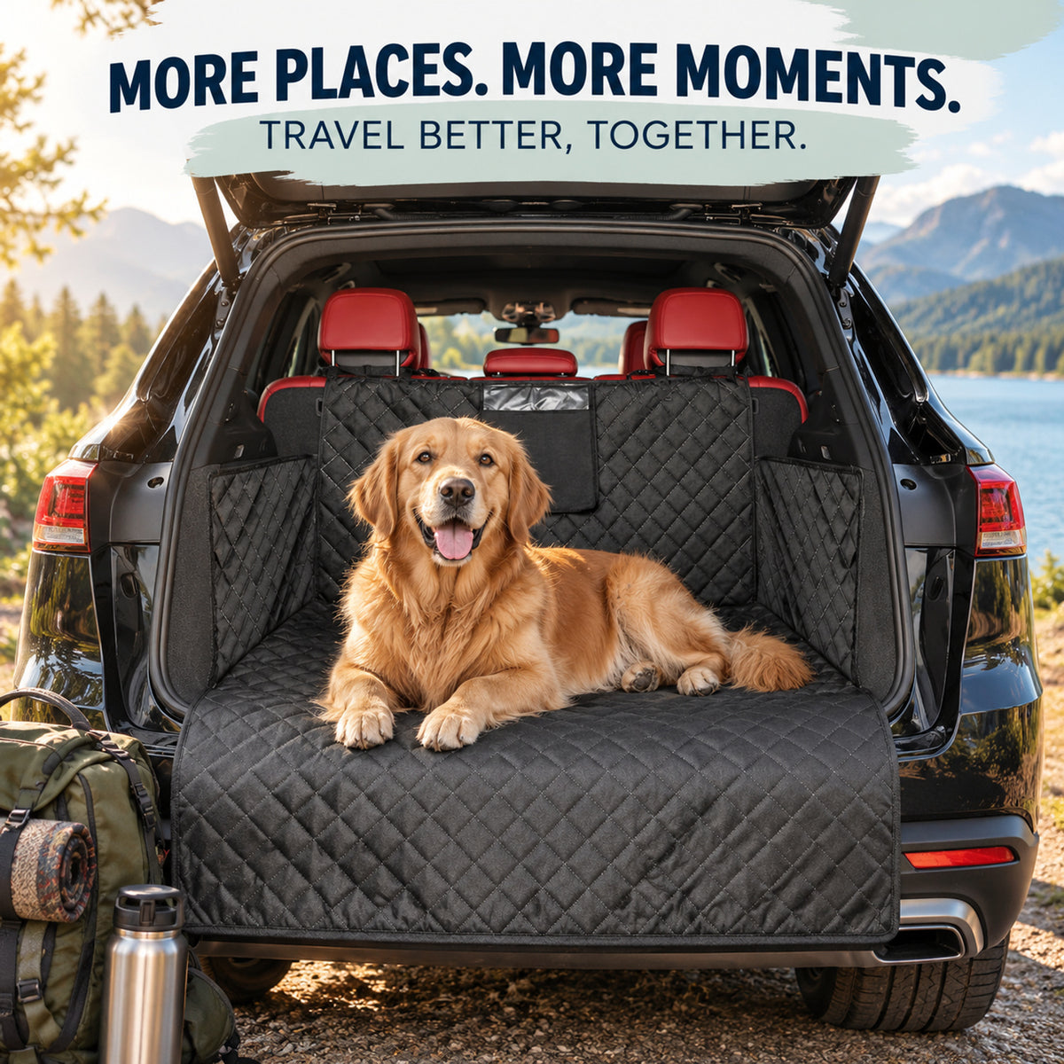 600D Oxford Fabric Vehicle Cargo Area Pet Protector, By GAVPEPY image 7 - 06-Lifestyle.jpg