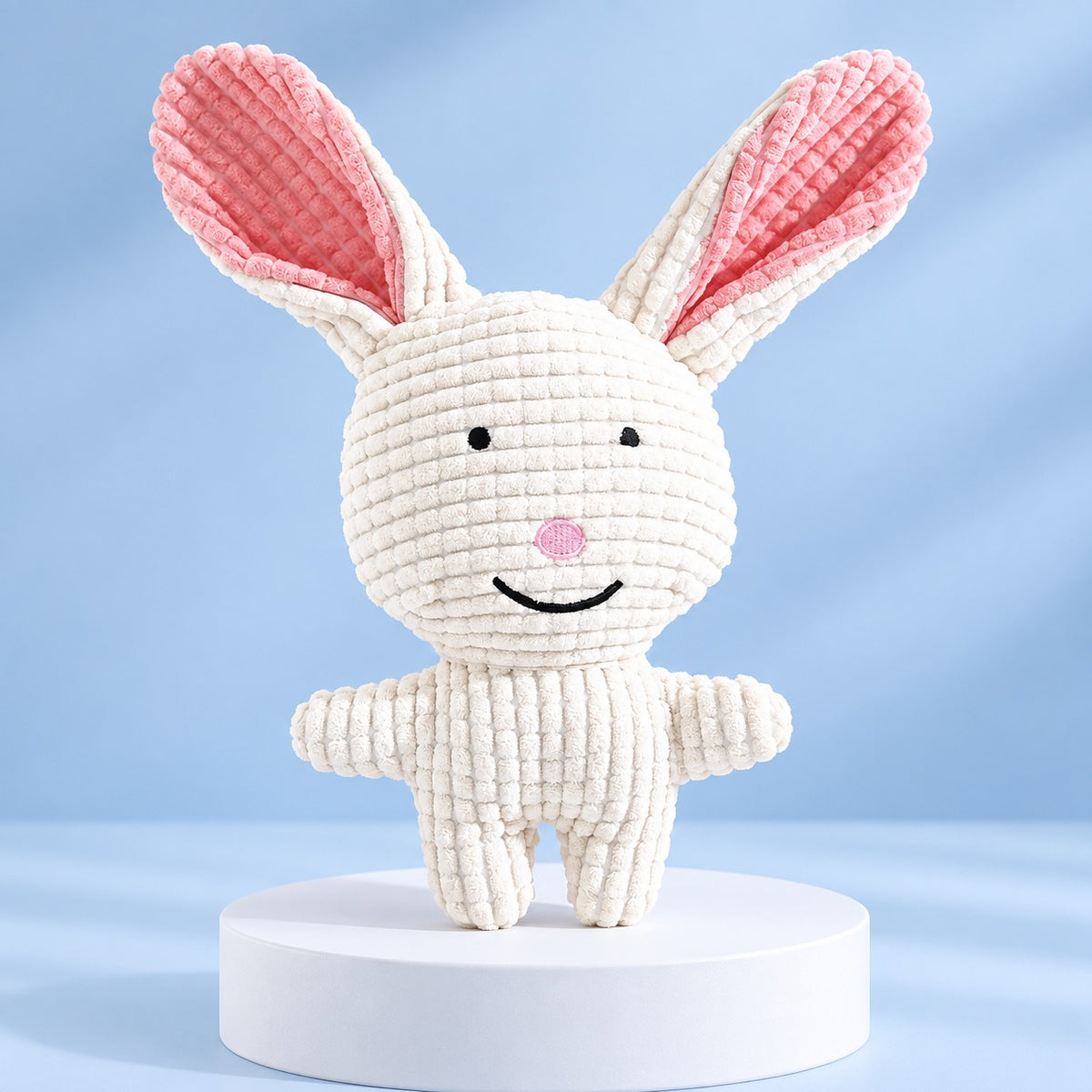 Rabbit Rope Dog Toy, Plush Chew And Tug Toy, 20 x 6 cm, By GAVPEPY image 1 - 1.jpg