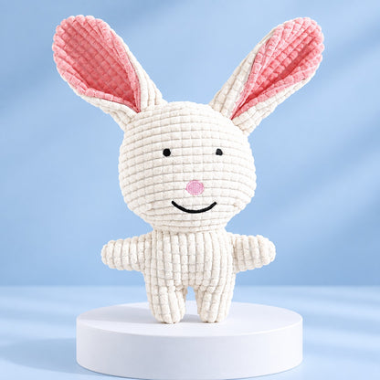 Rabbit Rope Dog Toy, Plush Chew And Tug Toy, 20 x 6 cm, By GAVPEPY image 1 - 1.jpg