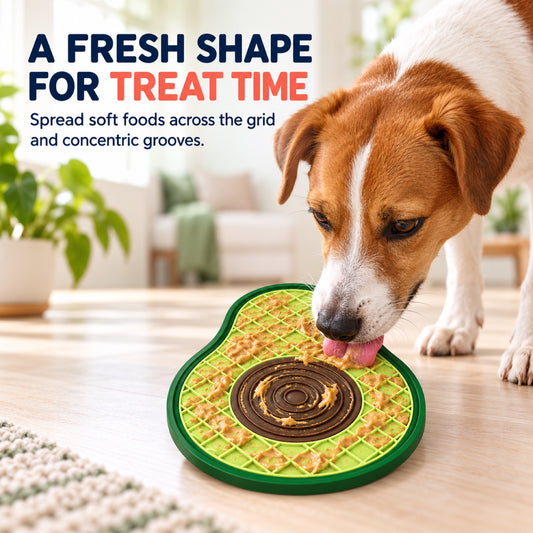 Avocado-Shaped Silicone Pet Lick Mat, By GAVPEPY image 2 - 1.jpg