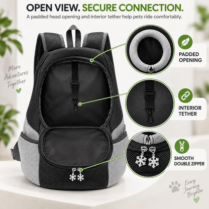 Front Pet Carrier Backpack, 3 Sizes, 4 Colors, By GAVPEPY image 2 - 1.jpg