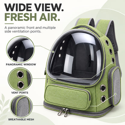 Lightweight Ventilated Pet Backpack, 5 Colors, By GAVPEPY image 2 - 1.jpg