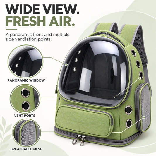 Lightweight Ventilated Pet Backpack, 5 Colors, By GAVPEPY image 2 - 1.jpg