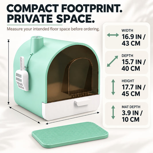 GAVPEPY Drawer Enclosed Cat Litter Box, 6 Options image 2 - 1.jpg