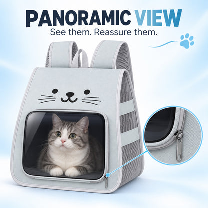 Foldable Transparent Pet Carrier Backpack, 4 Colors, By GAVPEPY image 2 - 1.jpg