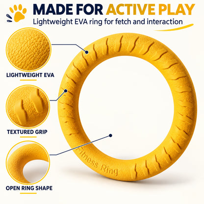 EVA Ball, Flying Disc and Pull Ring Dog Toy, 7 Styles, By GAVPEPY image 2 - 1.jpg