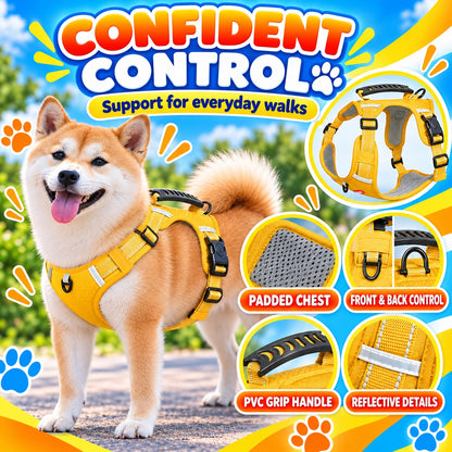 Adjustable Dog Harness Vest, 3 Colors and 5 Sizes, By GAVPEPY image 2 - 1.jpg