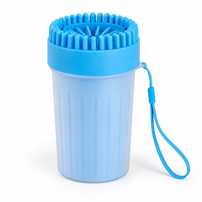 GAVPEPY TPR Silicone-Brush Paw Washer Cup, Sizes M, L, Blue, Green, Pink, after rainy walks, park visits and everyday outdoor trips; a reusable cup design for rinsing paws after walks and outdoor play image 1 - 1.jpg
