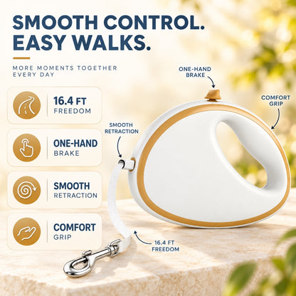 Two-Tone Retractable Dog Leash, 5 Colors, By GAVPEPY image 2 - 1.jpg