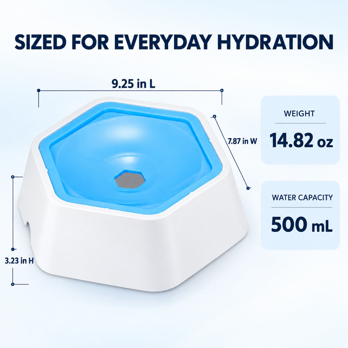 Floating Splash-Control Pet Water Bowl, 4 Colors, By GAVPEPY image 2 - 1.jpg