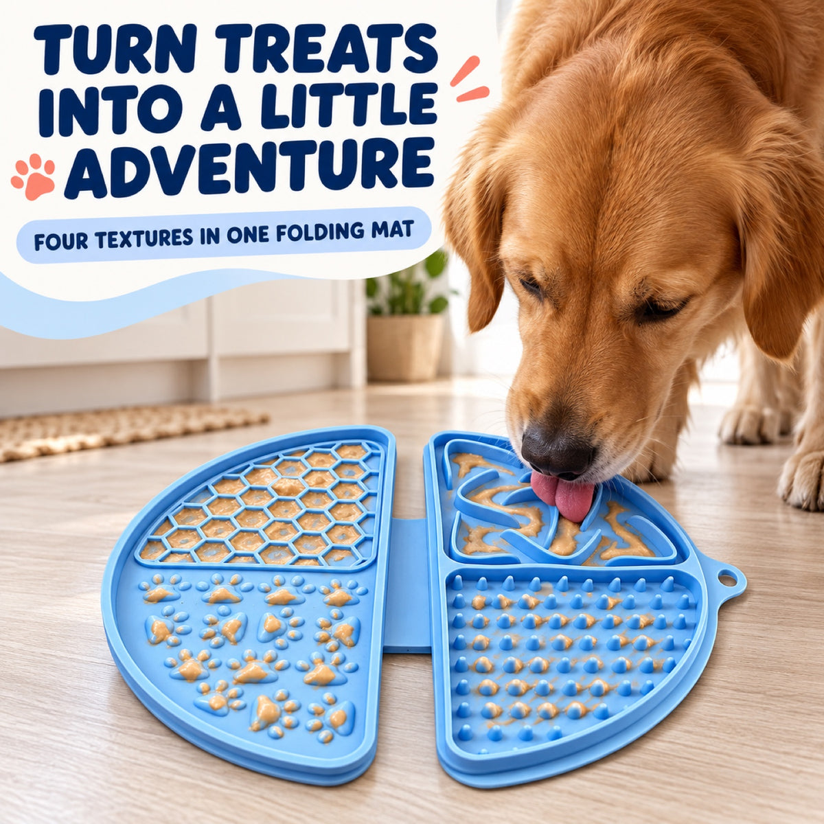 Folding Round Silicone Pet Lick Mat, 3 Colors, By GAVPEPY image 2 - 1.jpg