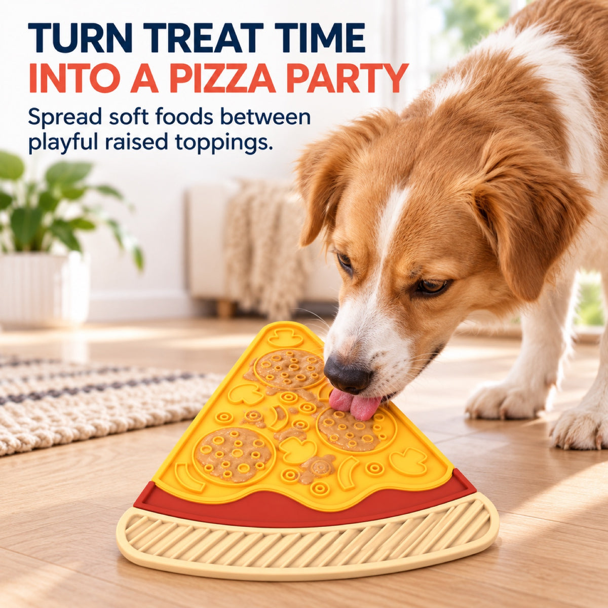 Pizza-Shaped Silicone Pet Lick Mat, By GAVPEPY image 2 - 1.jpg