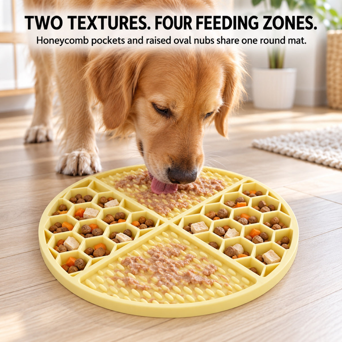Honeycomb Silicone Pet Lick Mat, 14 Options, By GAVPEPY image 2 - 1.jpg