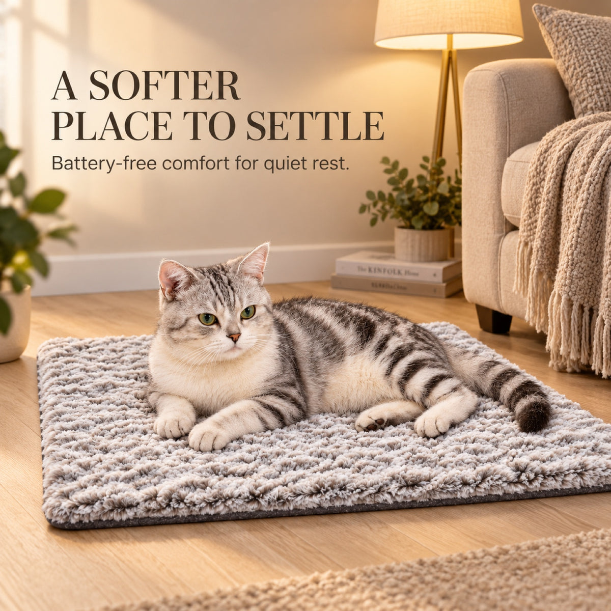 Reversible Self-Warming Pet Mat, 2 Sizes, By GAVPEPY image 2 - 1.jpg