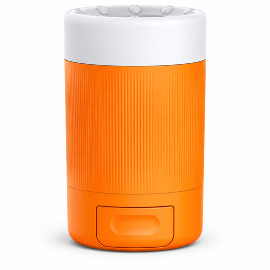 GAVPEPY ABS plastic Semi-Automatic Paw Washer Cup, Sizes , Gray, Orange, for cleaning paws after outdoor walks; reusable cup with the selected color and size shown in the product photos; review the selected variant photo for details image 1 - 1.jpg