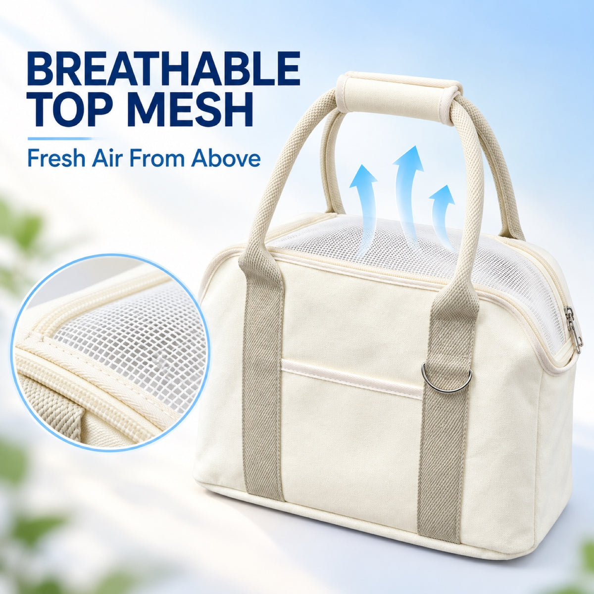 20 L Canvas Pet Tote Carrier, 2 Colors, By GAVPEPY image 2 - 1.jpg