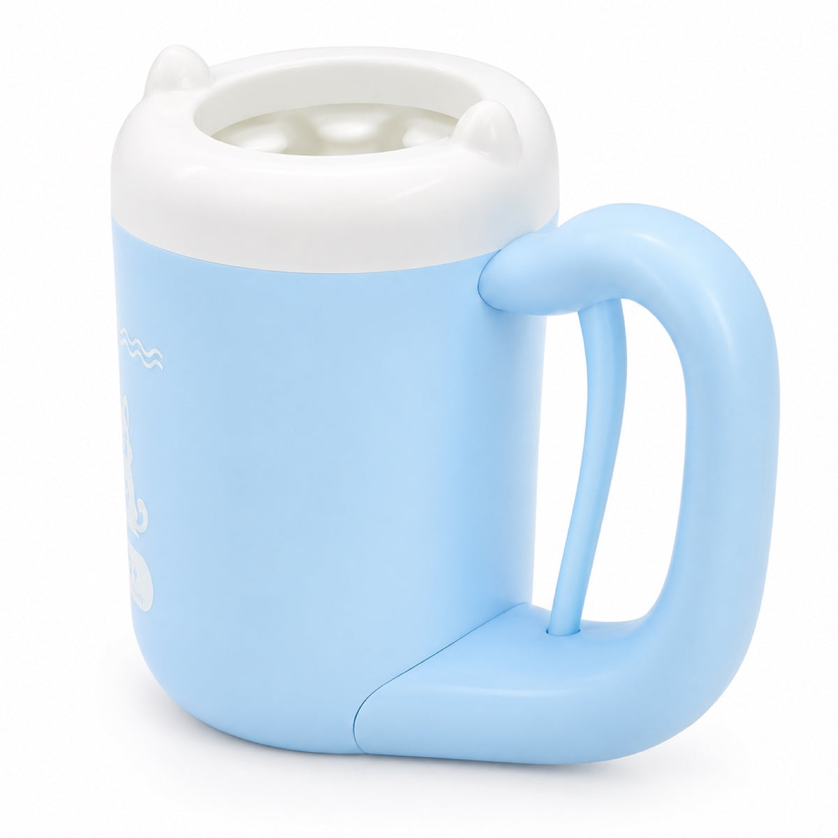 GAVPEPY ABS plastic Handled Paw Cleaning Cup, Sizes S, M, Blue, Pink, for cleaning paws after outdoor walks; reusable cup with the selected color and size shown in the product photos; review the selected variant photo for details image 1 - 1.jpg