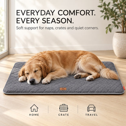 Linen Pet Bed Mat, 4 Colors & 3 Sizes, By GAVPEPY image 2 - 1.jpg