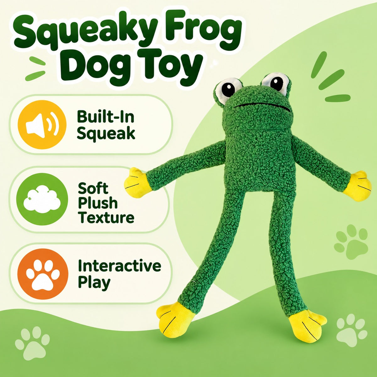 Plush Fabric Plush Squeaky Dog Toy, 1 Style, By GAVPEPY image 2 - 1.jpg