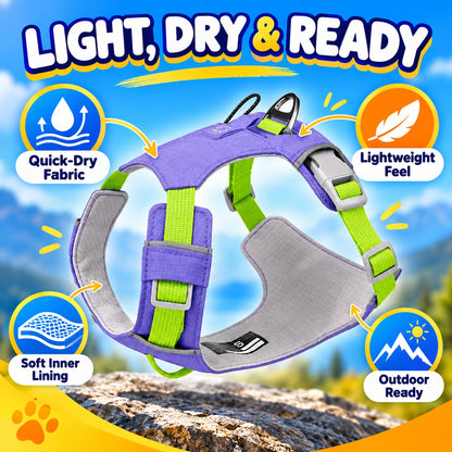 Quick-Dry Outdoor Dog Harness, 13 Colors and 5 Sizes, By GAVPEPY image 2 - 1.jpg