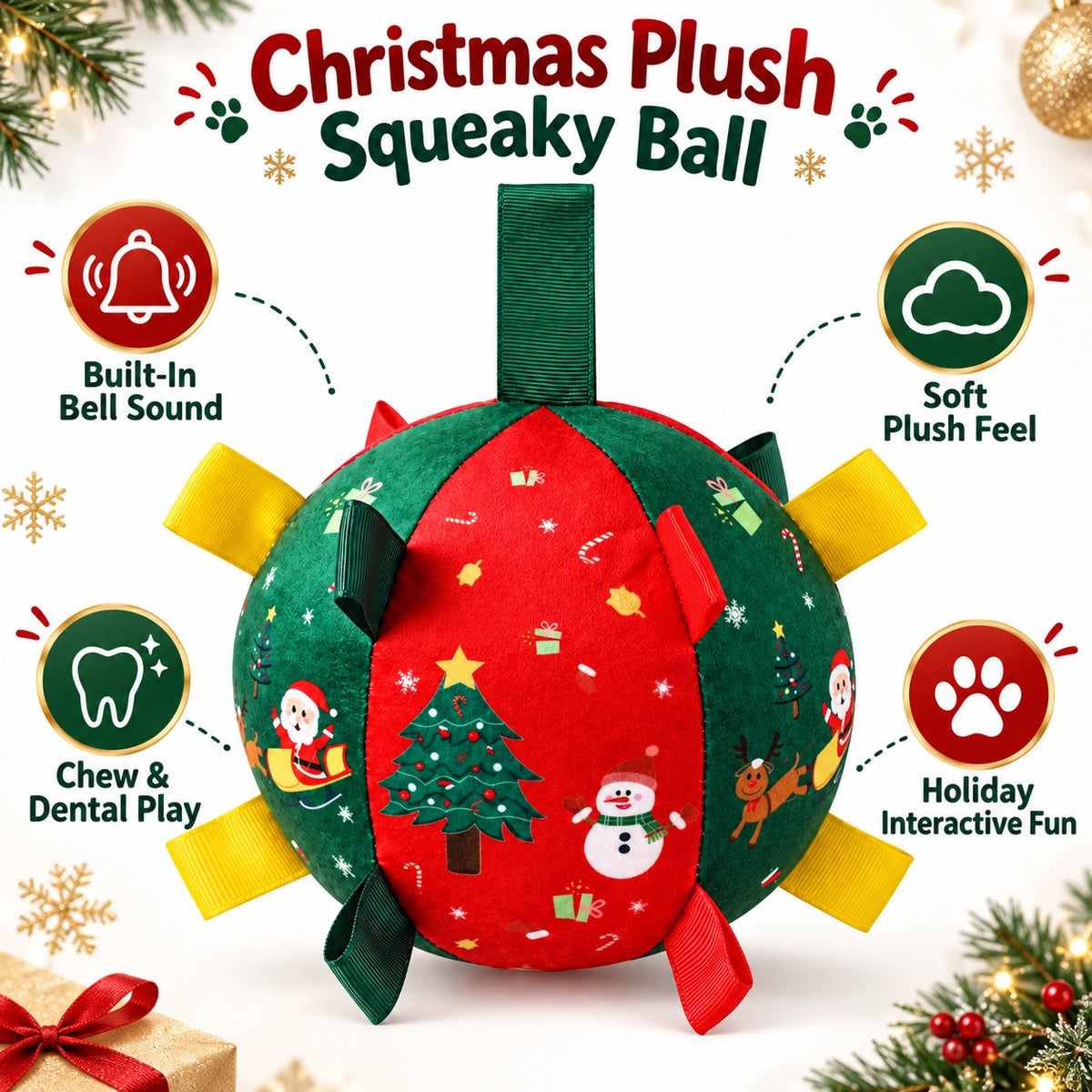 其它 Squeaky Soccer Dog Toy, 1 Style, By GAVPEPY image 2 - 1.jpg