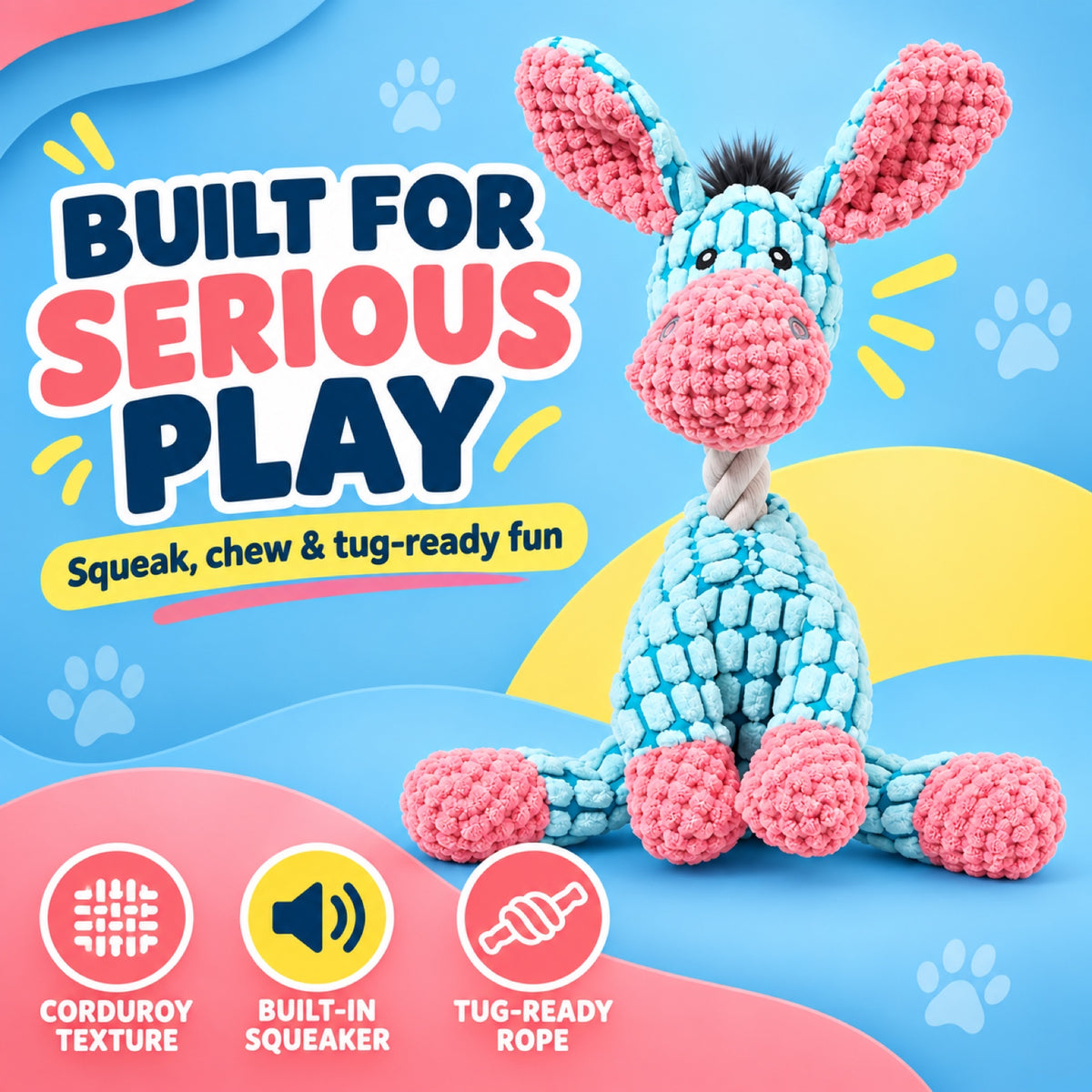 Plush Squeaky Animal Dog Toy, 34 Styles, By GAVPEPY image 2 - 1.jpg