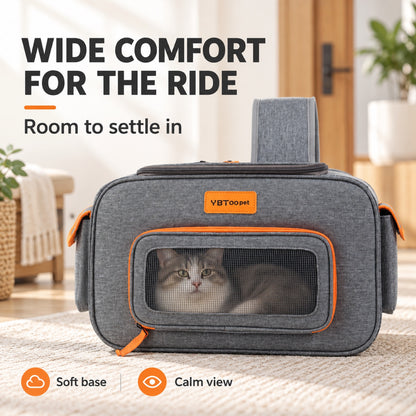 Foldable Front-Carry Pet Carrier, 4 Colors, By GAVPEPY image 2 - 1.jpg