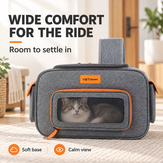 Foldable Front-Carry Pet Carrier, 4 Colors, By GAVPEPY image 2 - 1.jpg