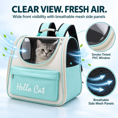 Ventilated 3D Pet Backpack, 6 Colors, By GAVPEPY image 3 - 2.jpg
