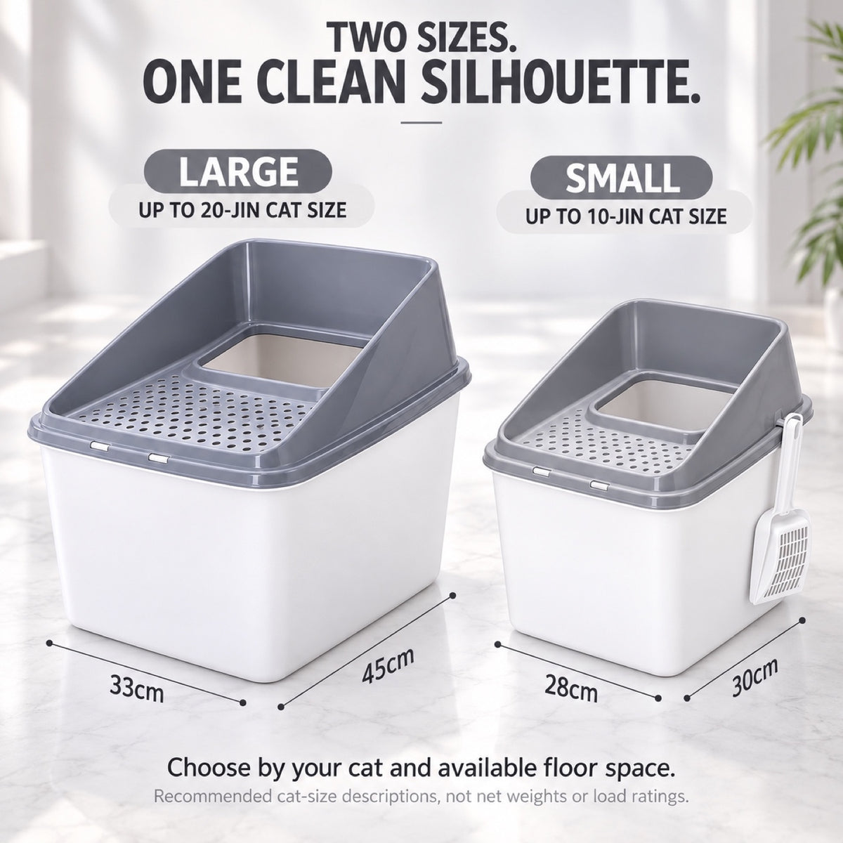 GAVPEPY Top-Entry Enclosed Cat Litter Box, 4 Options image 3 - 2.jpg