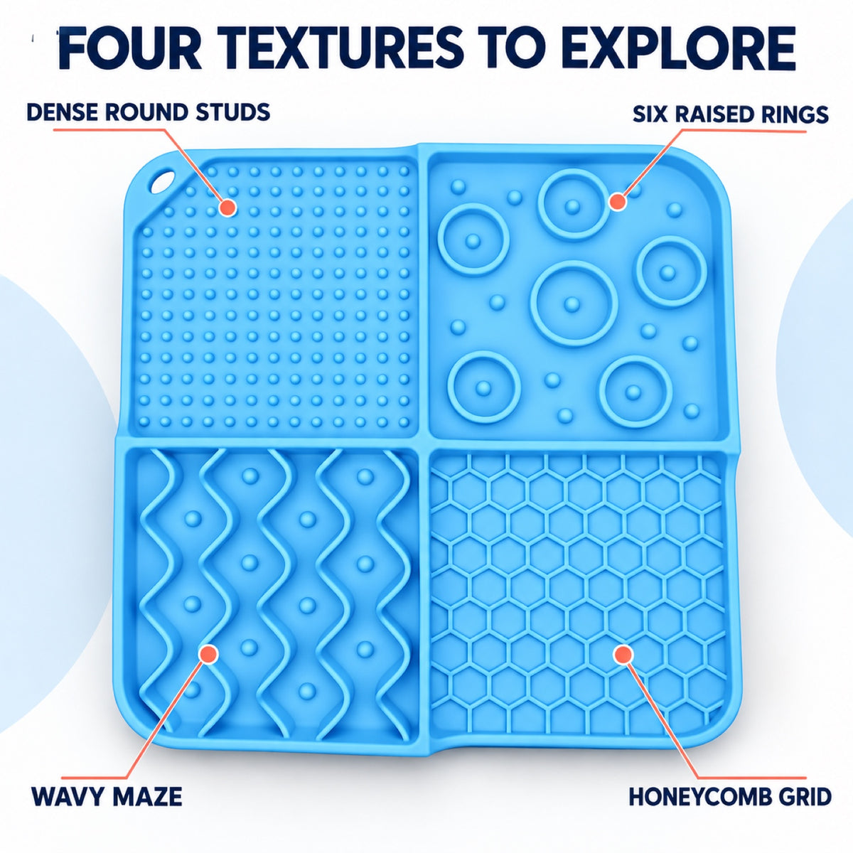 Multifunction Silicone Pet Lick Mat, 7 Colors, By GAVPEPY image 3 - 2.jpg
