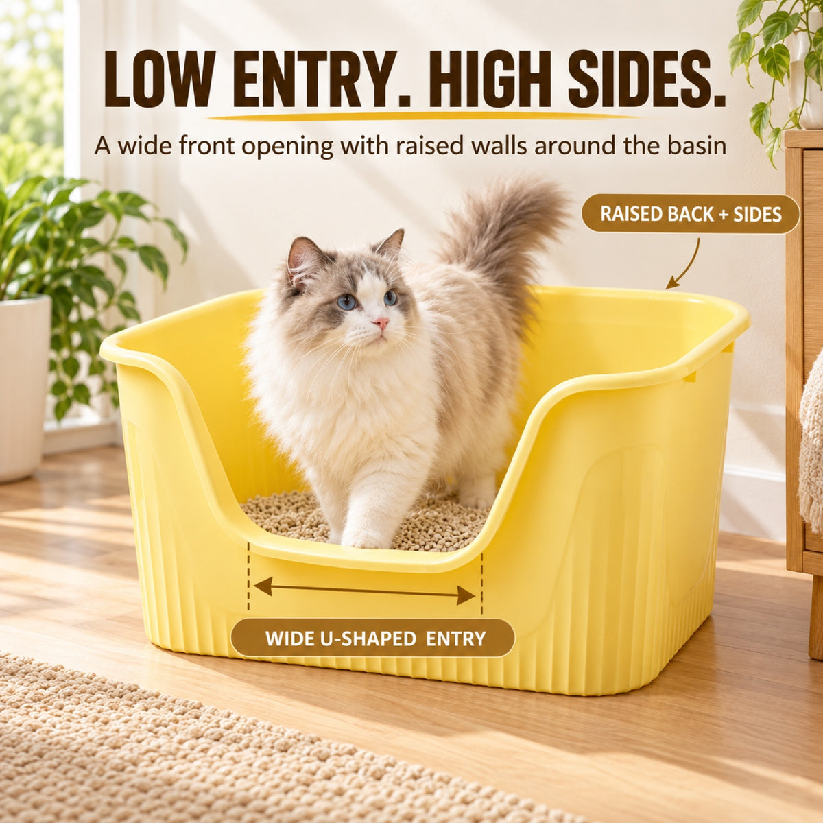 GAVPEPY Extra Large High-Sided Cat Litter Box, 3 Options image 3 - 2.jpg