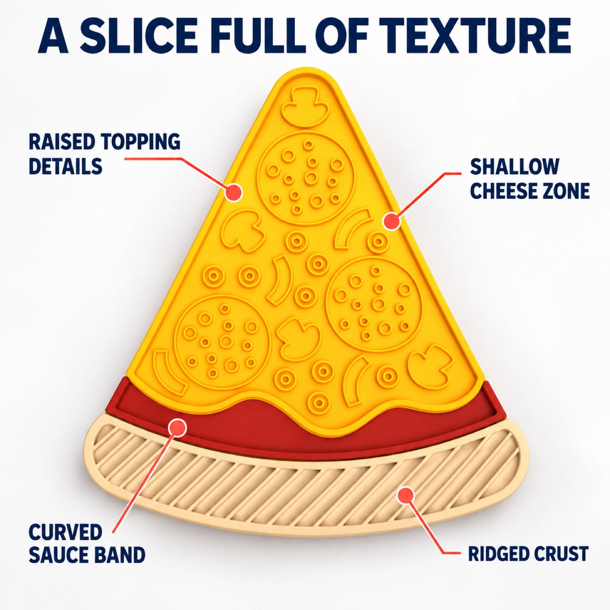 Pizza-Shaped Silicone Pet Lick Mat, By GAVPEPY image 3 - 2.jpg