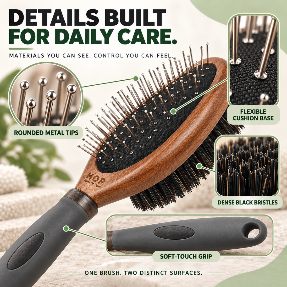 Double-Sided Pet Grooming Brush, By GAVPEPY image 3 - 2.jpg