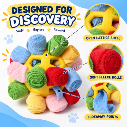 Cotton Rope Snuffle Ball Dog Toy, 4 Colors, By GAVPEPY image 3 - 2.jpg