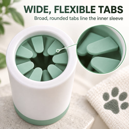 GAVPEPY PP plastic Pet Paw Cleaning Cup, Sizes S, L, Gray, Pink, Green, for cleaning paws after outdoor walks; reusable cup with the selected color and size shown in the product photos; review the selected variant photo for details image 2 - 2.jpg