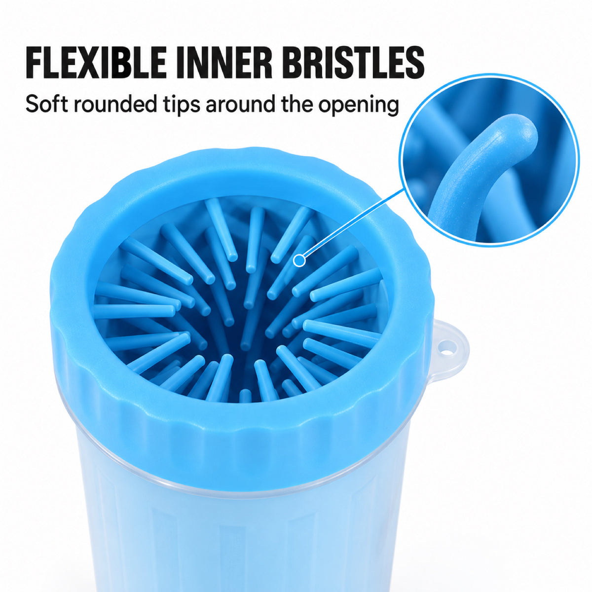 GAVPEPY Silicone Paw Washer Cup, Sizes L, S, Blue, Red, Green, for cleaning paws after outdoor walks; reusable cup with the selected color and size shown in the product photos; review the selected variant photo for details image 2 - 2.jpg