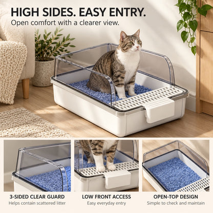 GAVPEPY High-Sided Cat Litter Box, 3 Options image 3 - 2.jpg