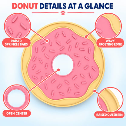 Donut-Shaped Silicone Pet Lick Mat, By GAVPEPY image 3 - 2.jpg