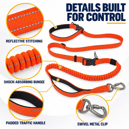 6-in-1 Hands-Free Running Dog Leash, 3 Colors, By GAVPEPY image 3 - 2.jpg