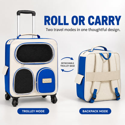 Large Rolling Pet Backpack with Trolley, 4 Colors, By GAVPEPY image 3 - 2.jpg