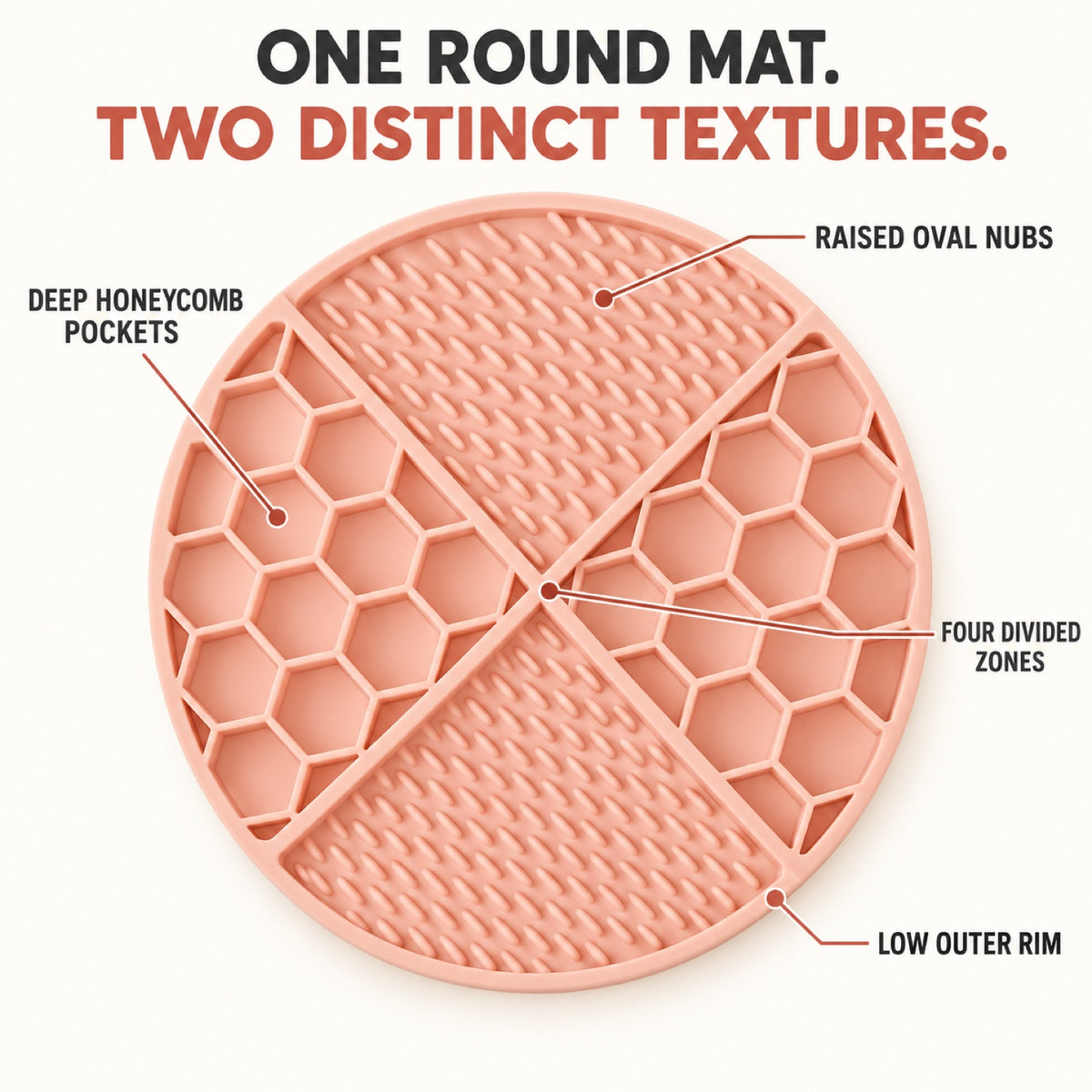 Honeycomb Silicone Pet Lick Mat, 14 Options, By GAVPEPY image 3 - 2.jpg