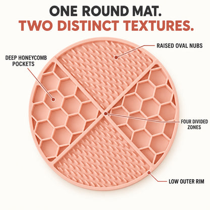 Honeycomb Silicone Pet Lick Mat, 14 Options, By GAVPEPY image 3 - 2.jpg