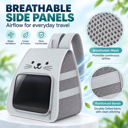Foldable Transparent Pet Carrier Backpack, 4 Colors, By GAVPEPY image 3 - 2.jpg