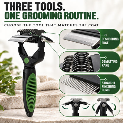 3-in-1 Pet Grooming Comb, Medium, 3 Colors, By GAVPEPY image 3 - 2.jpg