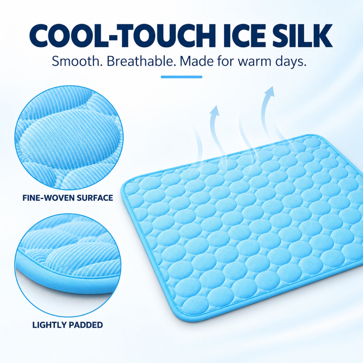 Ice Silk Cooling Pet Mat, 4 Colors & 7 Sizes, By GAVPEPY image 3 - 2.jpg