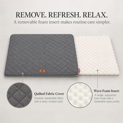 Linen Pet Bed Mat, 4 Colors & 3 Sizes, By GAVPEPY image 3 - 2.jpg