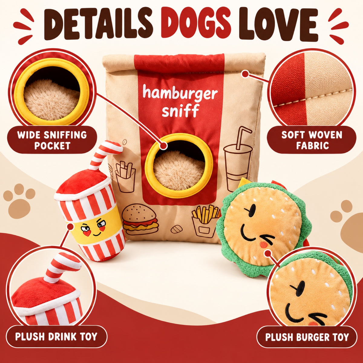 Plush Hide-and-Seek Snuffle Dog Toy, 41 Styles, By GAVPEPY image 3 - 2.jpg