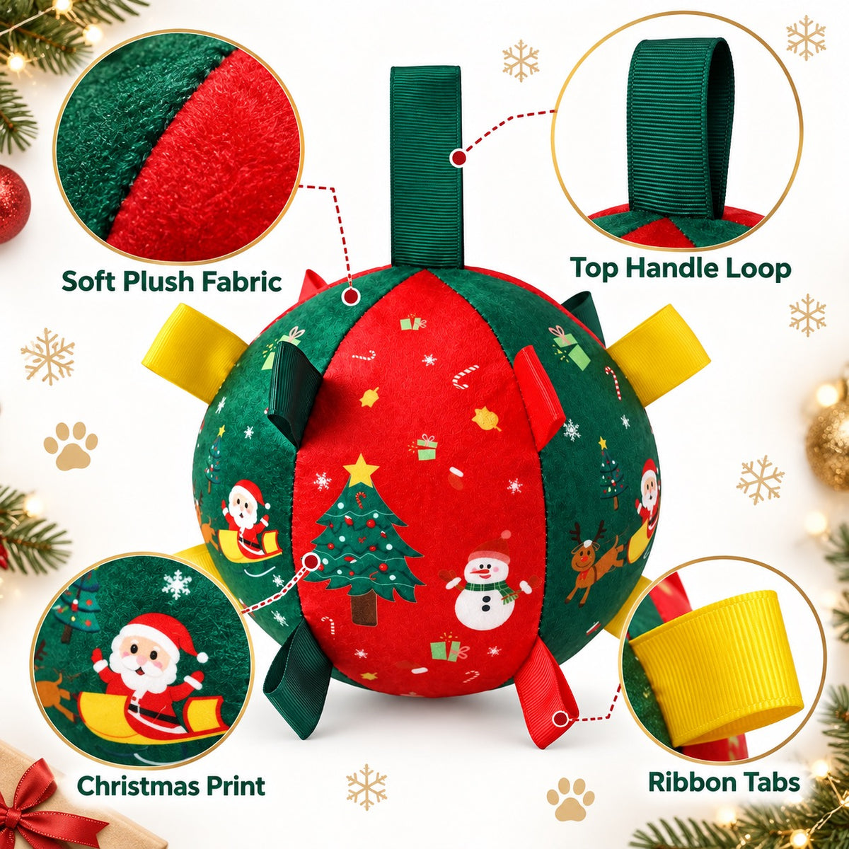 其它 Squeaky Soccer Dog Toy, 1 Style, By GAVPEPY image 3 - 2.jpg