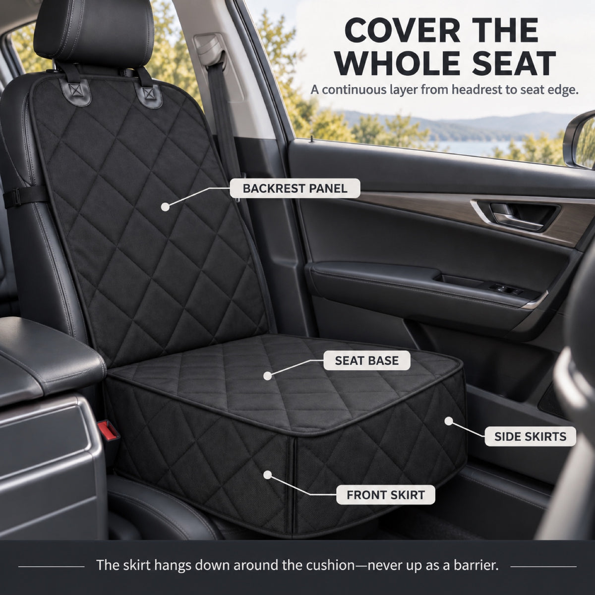 600D Oxford Rear Seat Pet Protector, By GAVPEPY image 3 - 2.jpg